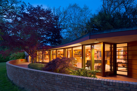 The Kenneth & Phyllis Laurent House, a one-of-a-kind accessible home designed by Frank Lloyd Wright, will open to the public in June. (Laurent House Foundation)