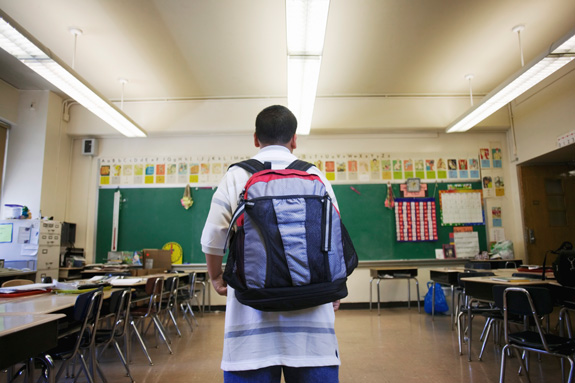 A new report suggests that local decisions may have a greater impact on the use of restraint and seclusion in schools than changes at the state level. (Thinkstock)
